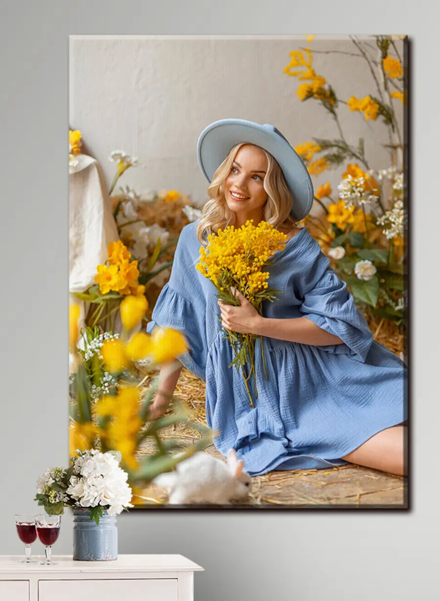 Pilt Istuta, naerata ja lilli s33281