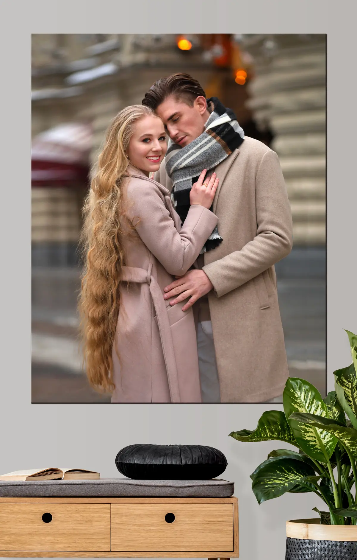 Pilt Naeratus, õlg ja mantel s33325