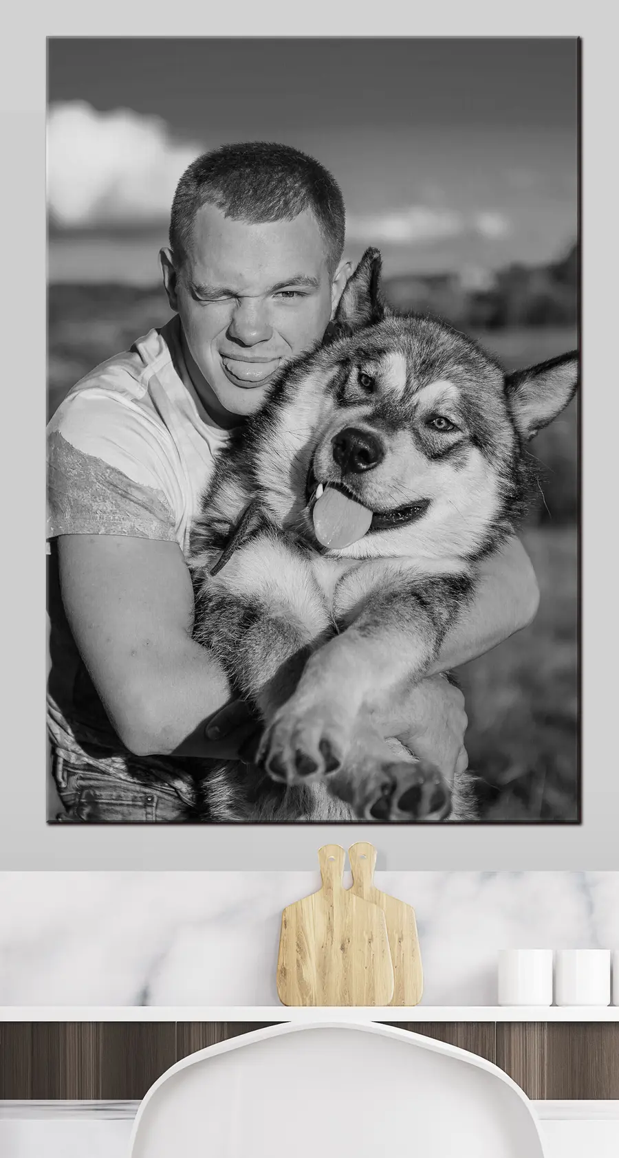 Pilt Koer, naeratus ja lõualuu s33338