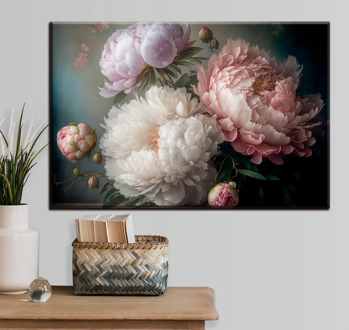 Pilt Lill, kroonleht ja roosa s33097