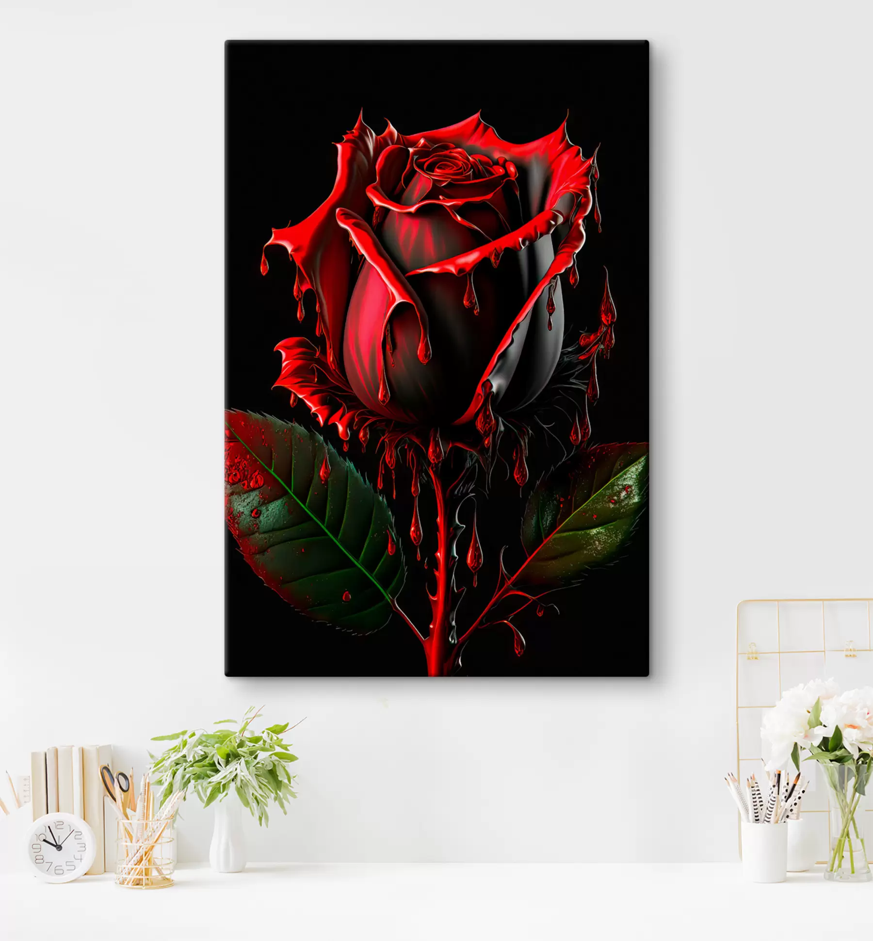 Fototapeedid Lill, taim ja kroonleht s33709