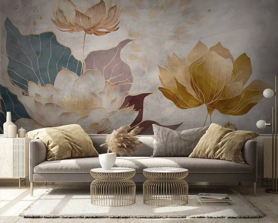 Fototapeedid Ilusad suured lilled u95418