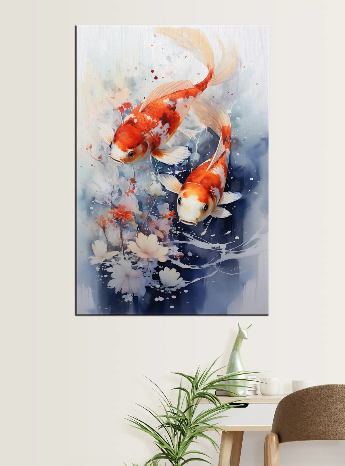 Pilt Vesi, vedelik ja koi s34245