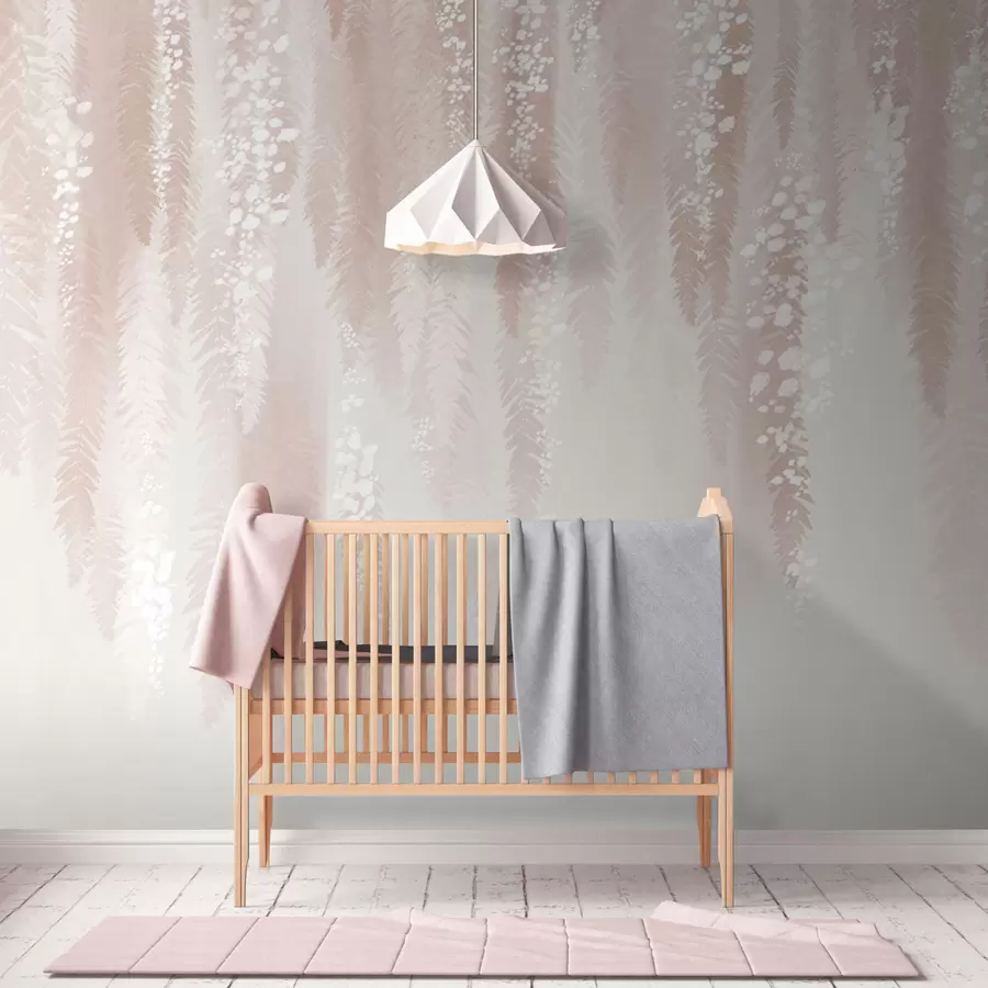 Fototapeedid Roosad valgete õitega pajuoksad u95047