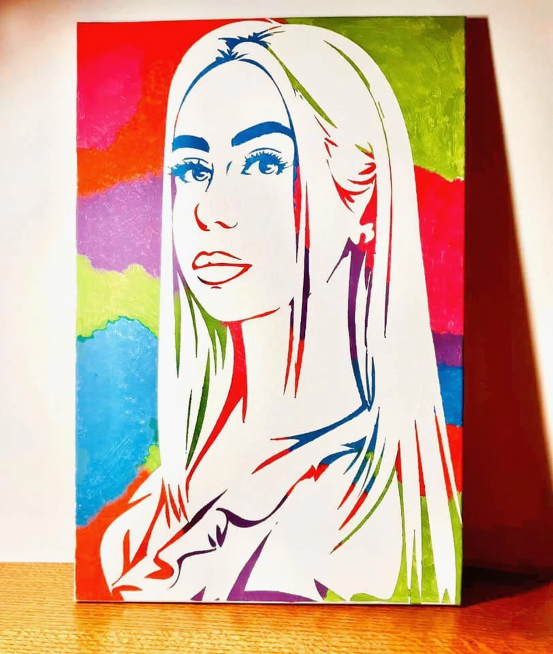 Pilt Põsk, värv ja ristkülik s34679