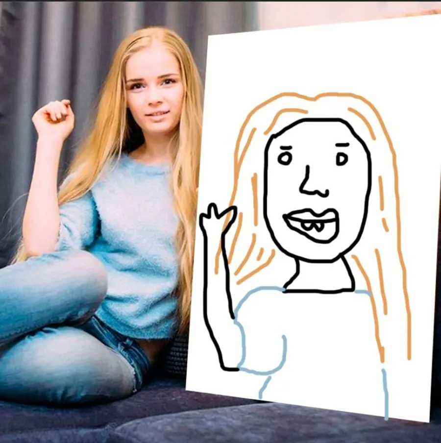 Pilt Teksade, soengute ja välguga pildistamine s34685