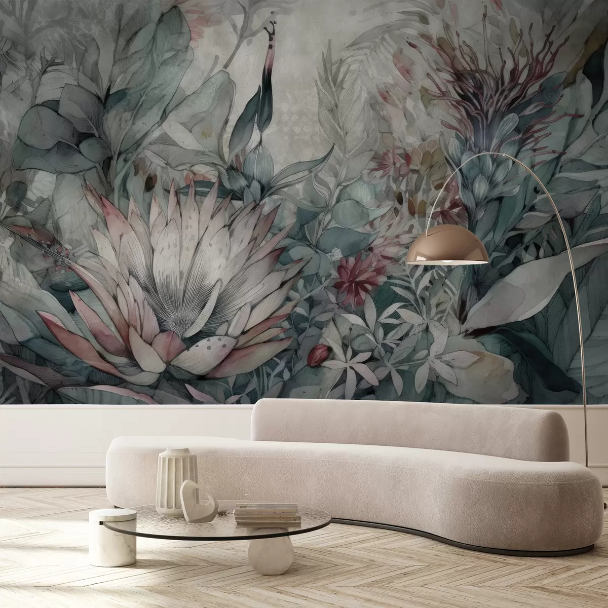 Fototapeedid Palju troopilisi taimi u95656