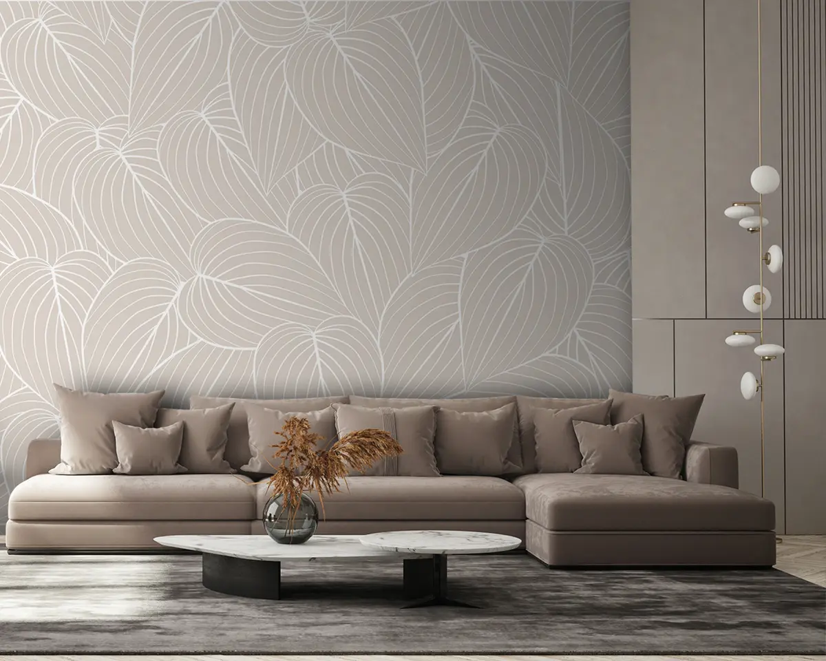 Fototapeedid Pastelsed lillelised lehed u96282