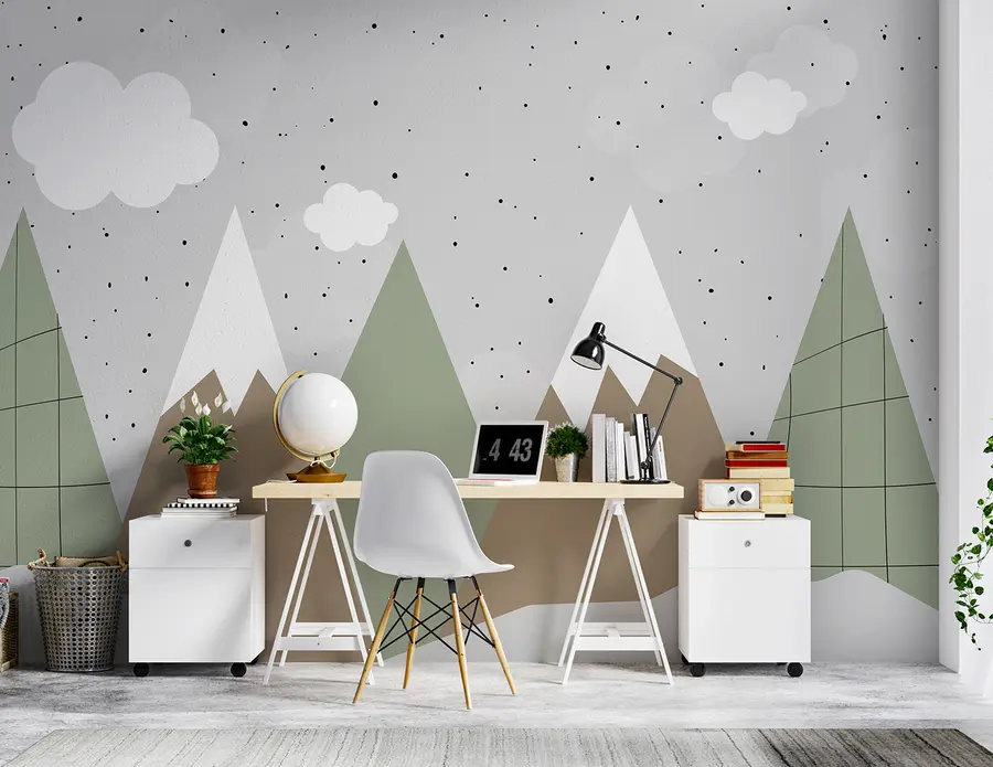 Fototapeedid Mäed ja pilved u96298