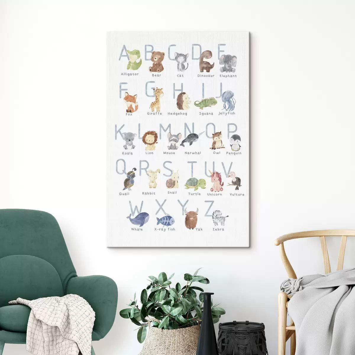 Pilt Laste tähestik Rõõmsad loomad s34897