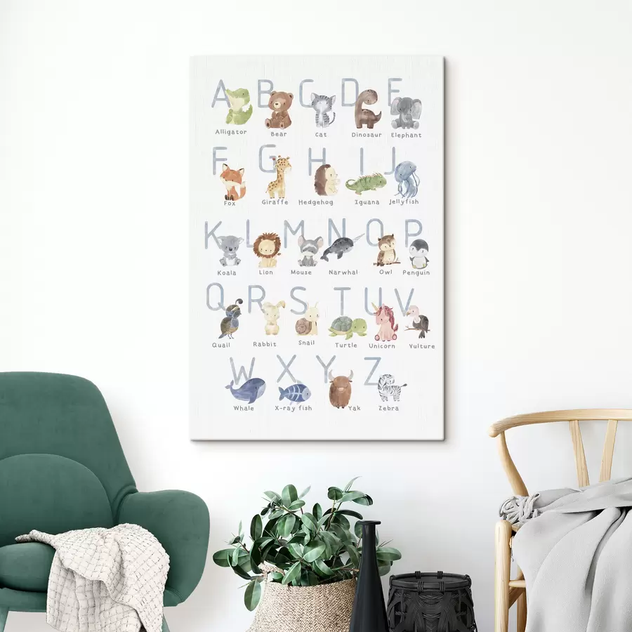 Pilt Laste tähestik Rõõmsad loomad s34897