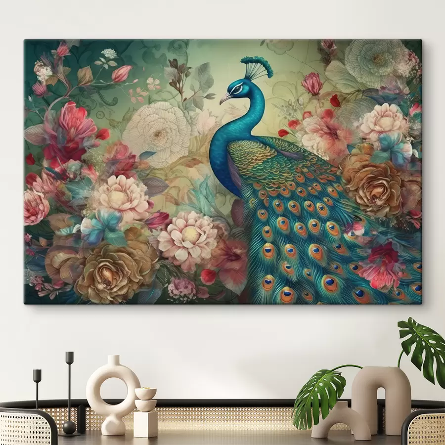 Pilt Vintage stiilis lilledes paabulind s34869