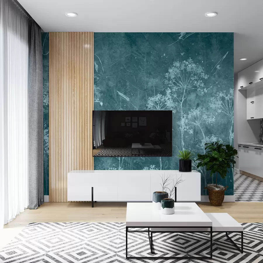 Fototapeedid Metslilled grunge stiilis u96551