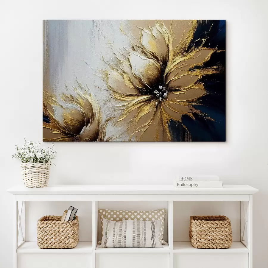 Pilt abstraktsed lilled s35383