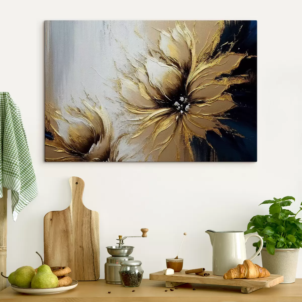 Pilt abstraktsed lilled s35383