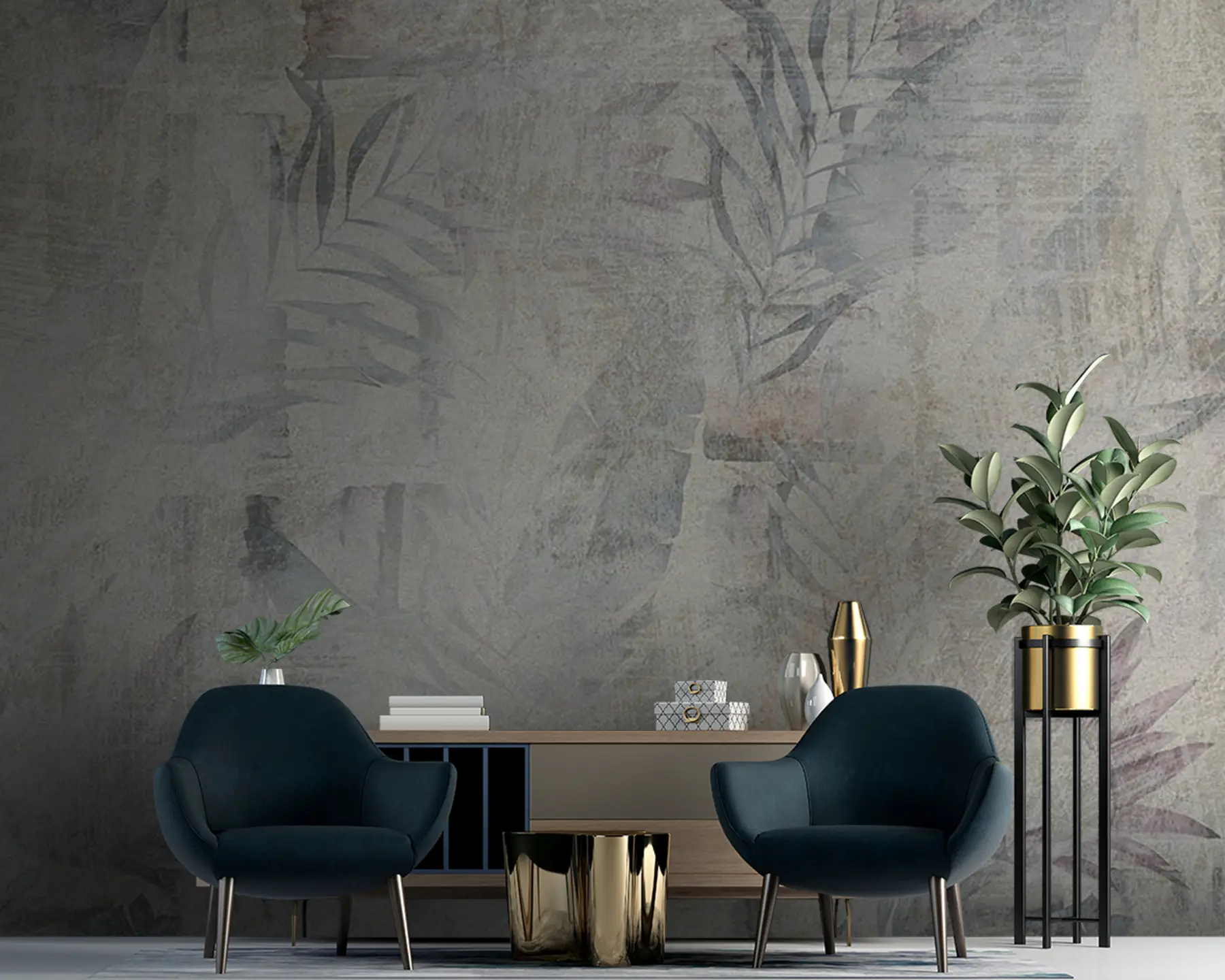 Fototapeedid Akvarell troopika pööning u96807