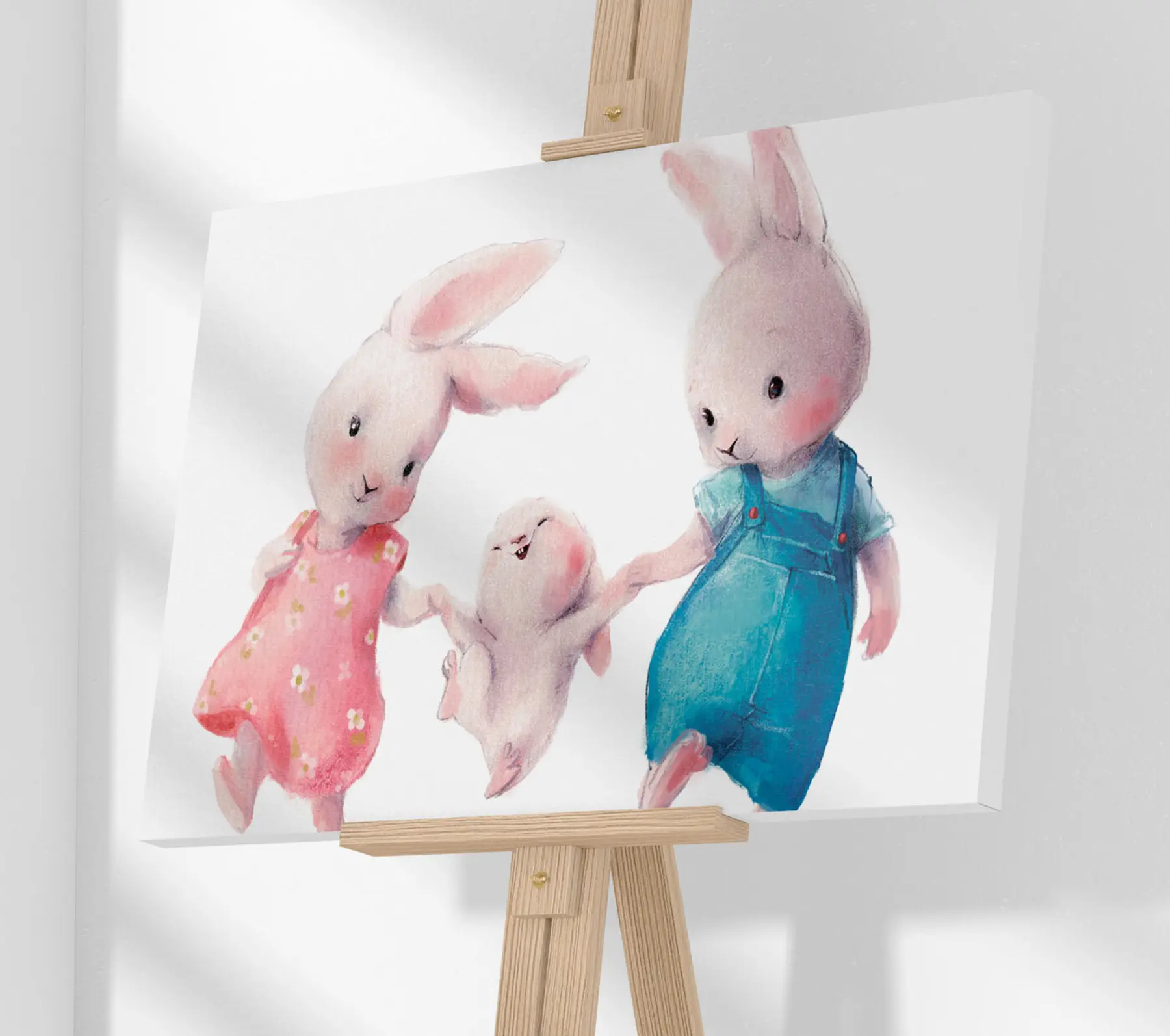 Pilt Rõõmsameelne jäneste perekond s34997