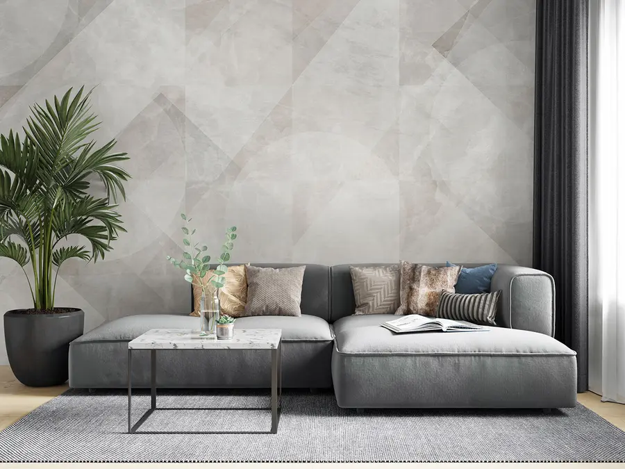 Fototapeedid Geomeetriline abstraktsioon pastelsetes toonides marmortaustal u97269