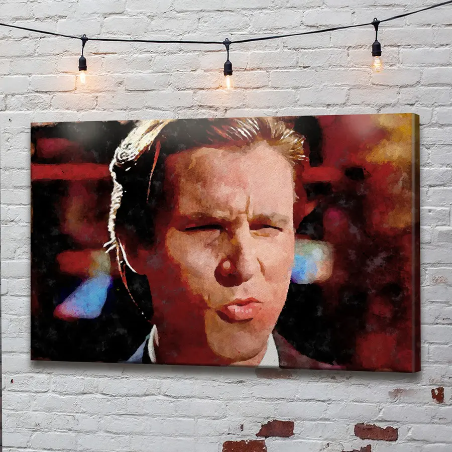 Pilt Intensiivne väljendusrikkus elava taustaga s35747