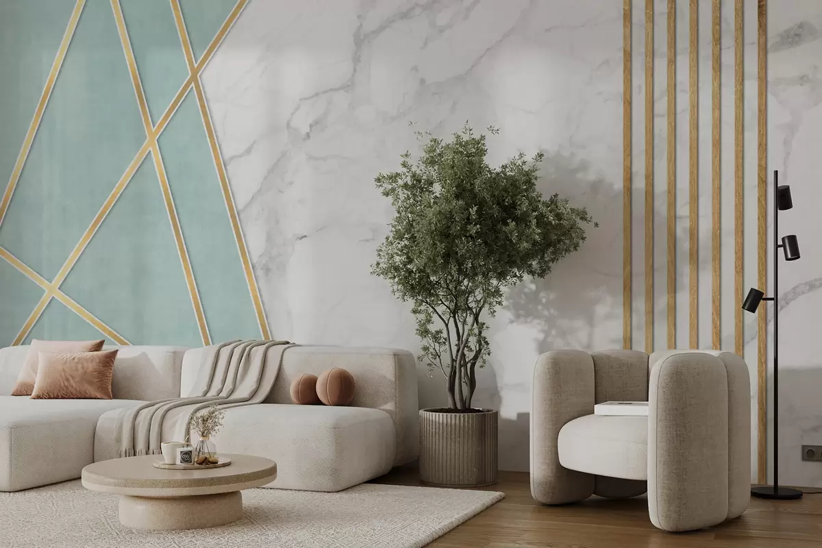 Fototapeedid Geomeetria ja joontega marmorist taust u95385