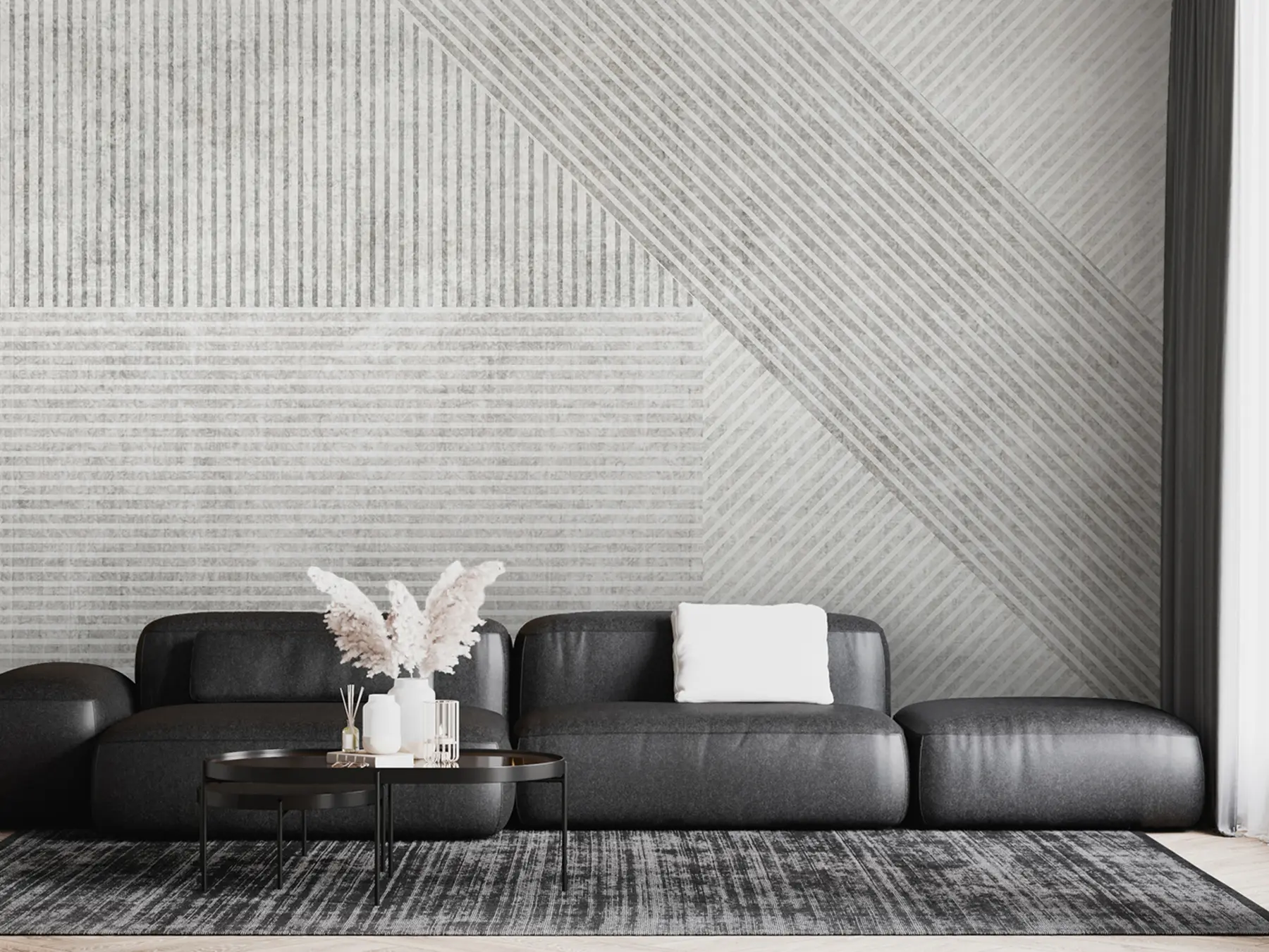 Fototapeedid Geomeetrilised vintage jooned u96331