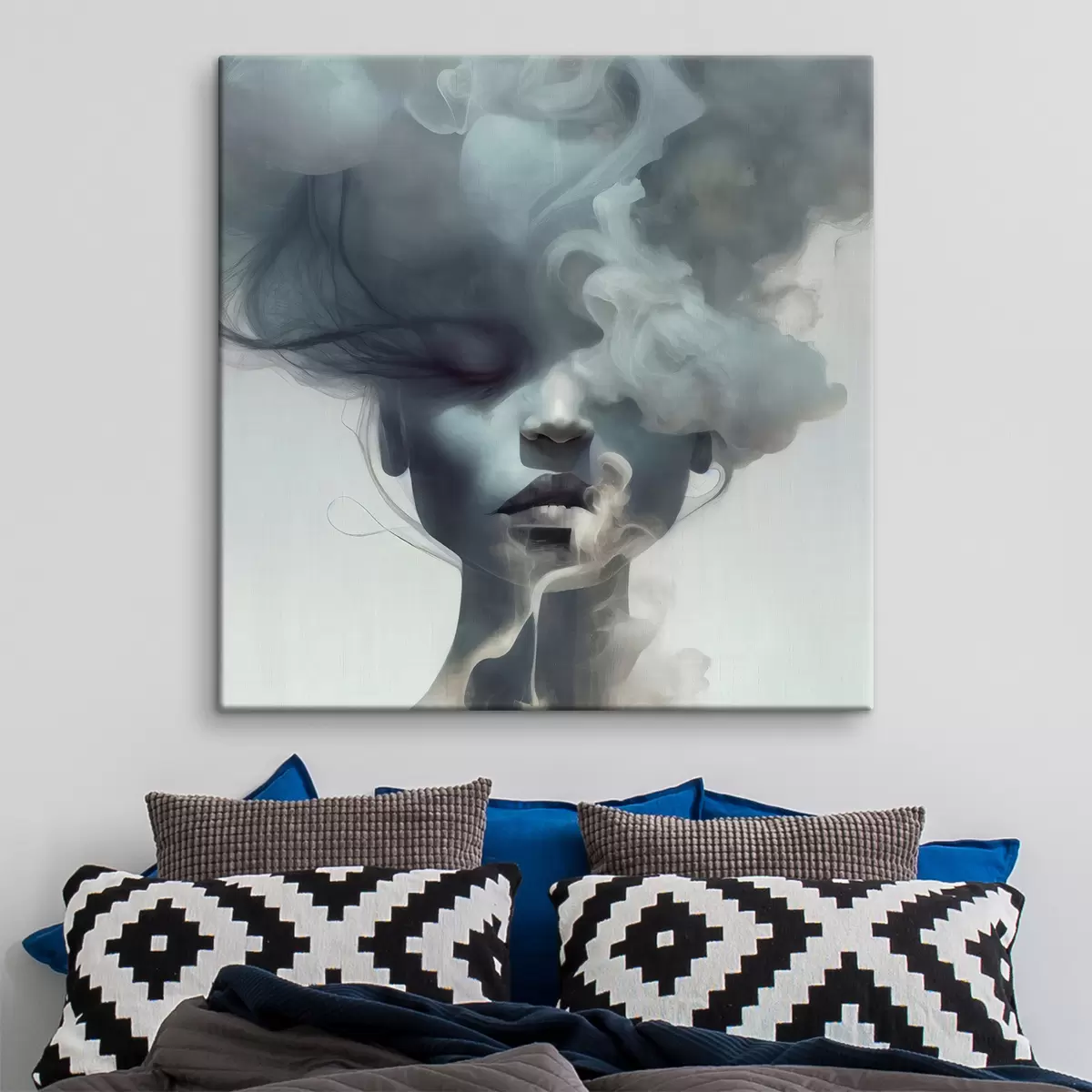 Pilt Tüdruk ja hall udu s35818