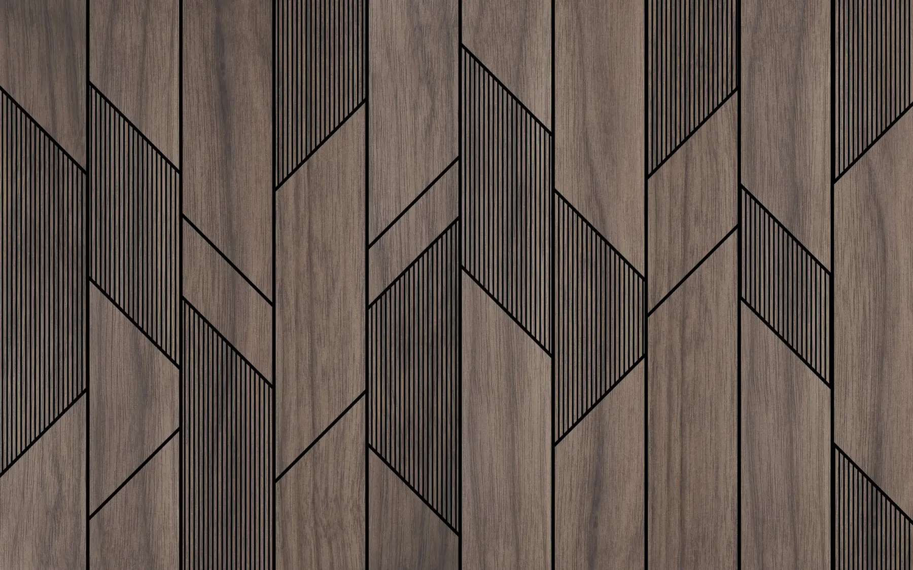 Fototapeedid Puidutekstuuriga geomeetrilised paneelid u97427