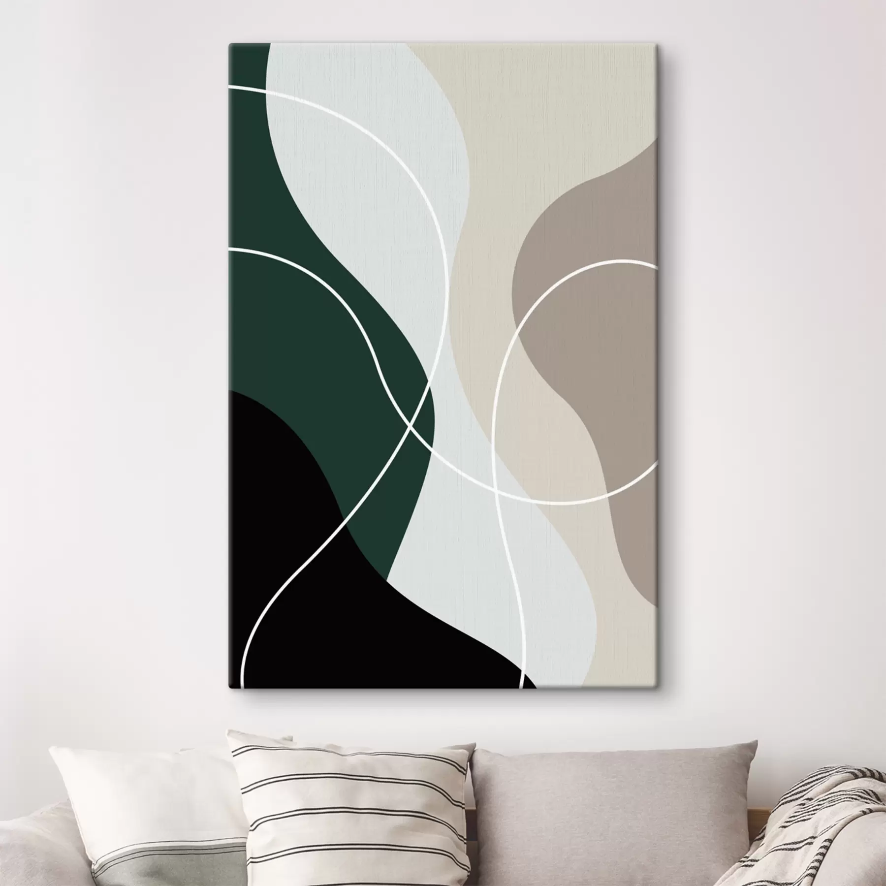 Fototapeedid Harmoonilistes värvides voolavad kujundid s35947