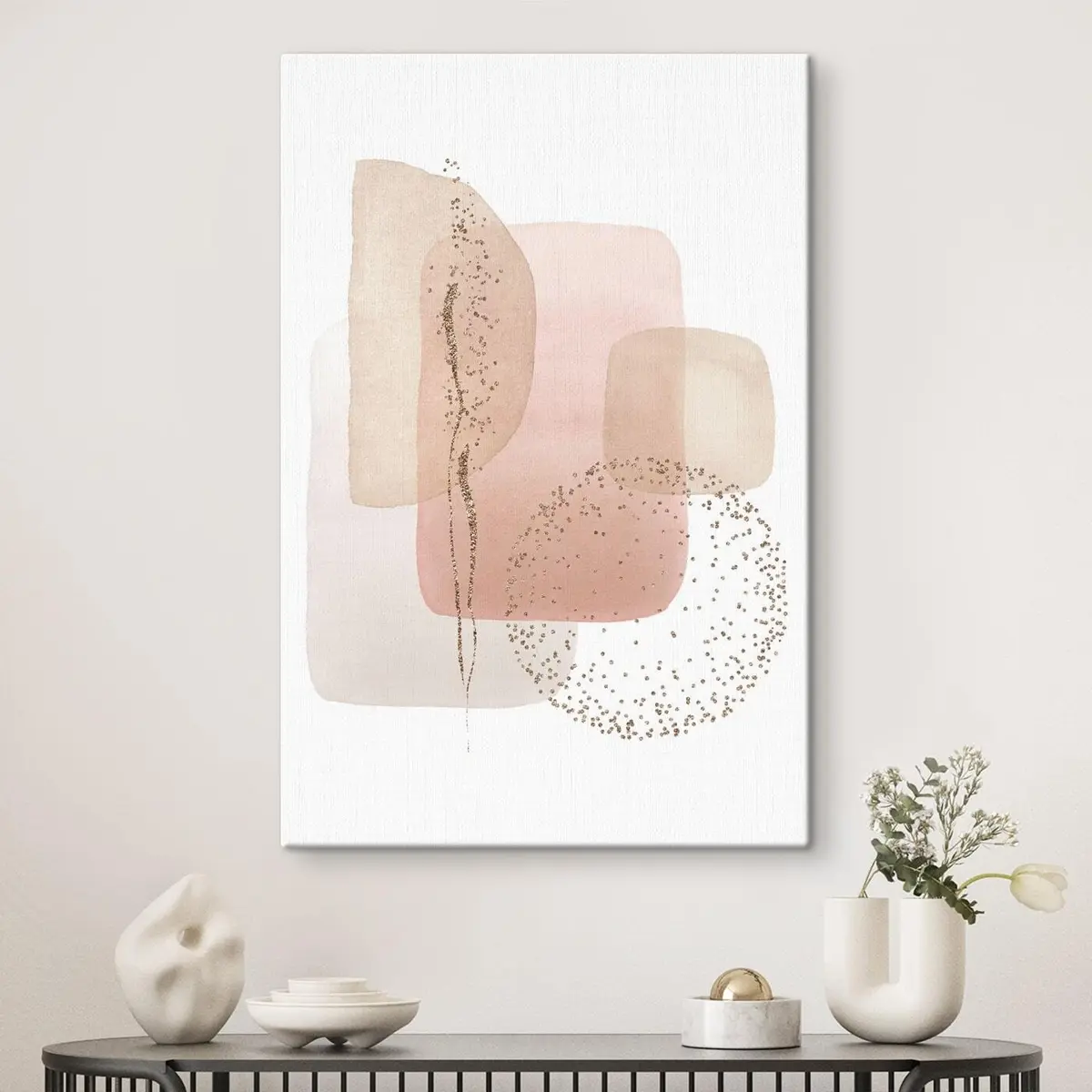 Pilt Abstraktsed kujundid pehmetes pastellvärvides s35959