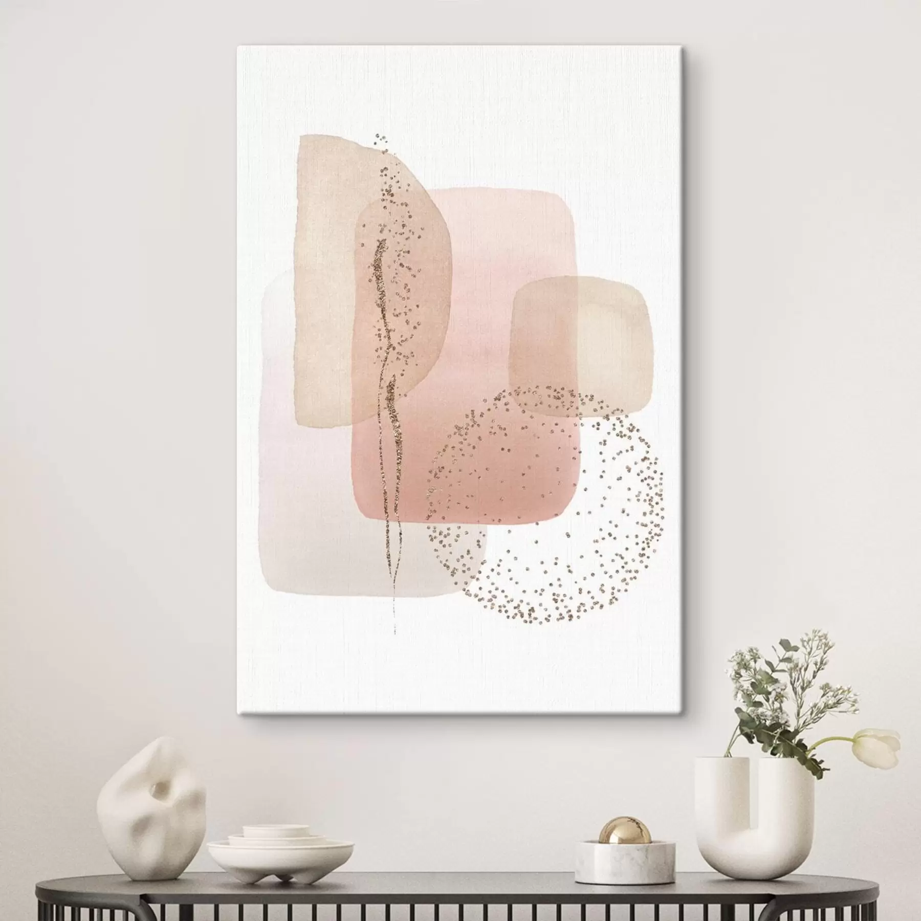 Fototapeedid Abstraktsed kujundid pehmetes pastellvärvides s35959