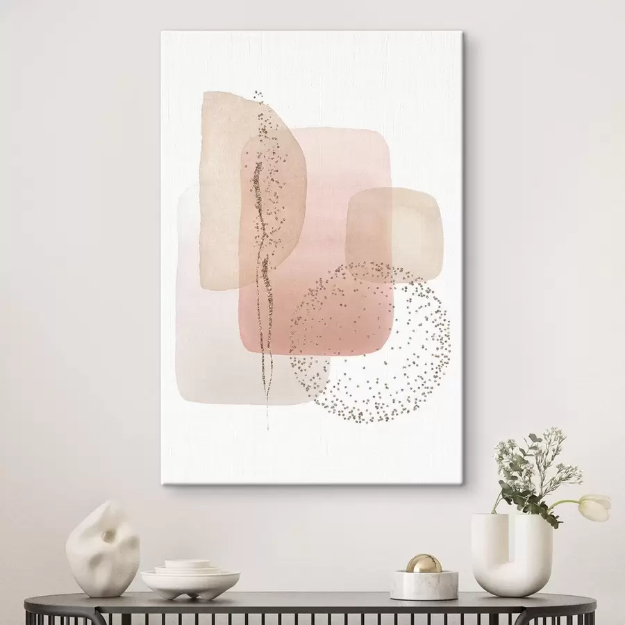 Pilt Abstraktsed kujundid pehmetes pastellvärvides s35959