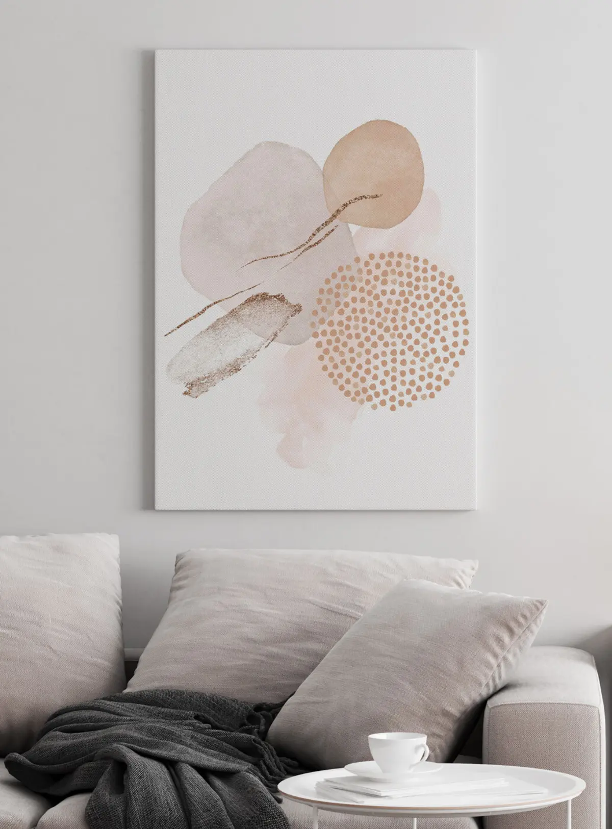 Pilt Beež ja roosa põsepuna valgel taustal s35990