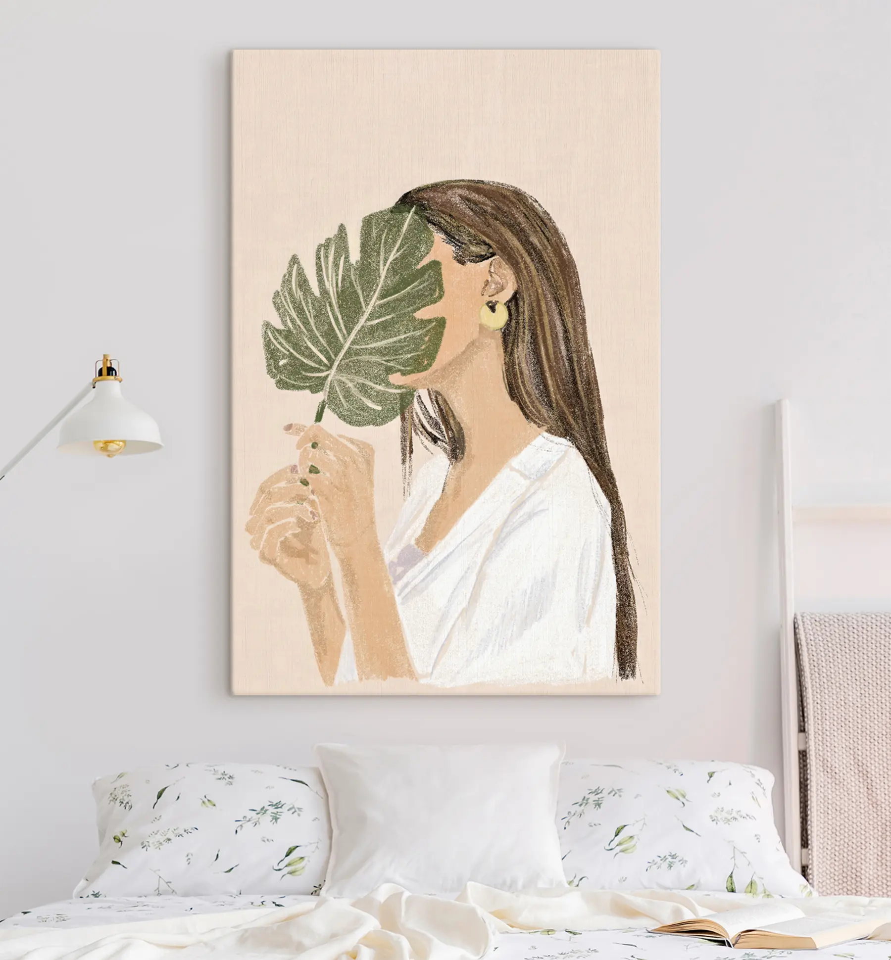 Fototapeedid Abstraktne naise portree boho stiilis s35800