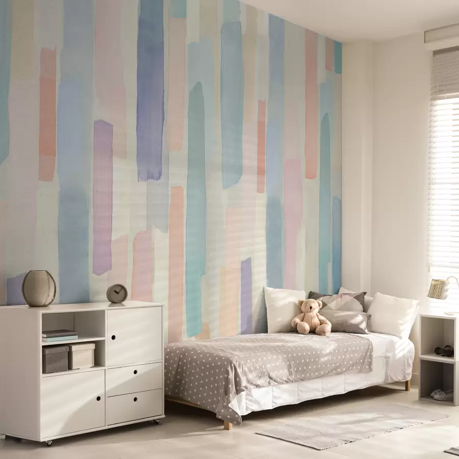 Fototapeedid Vertikaalsed vikerkaare triibud u97869