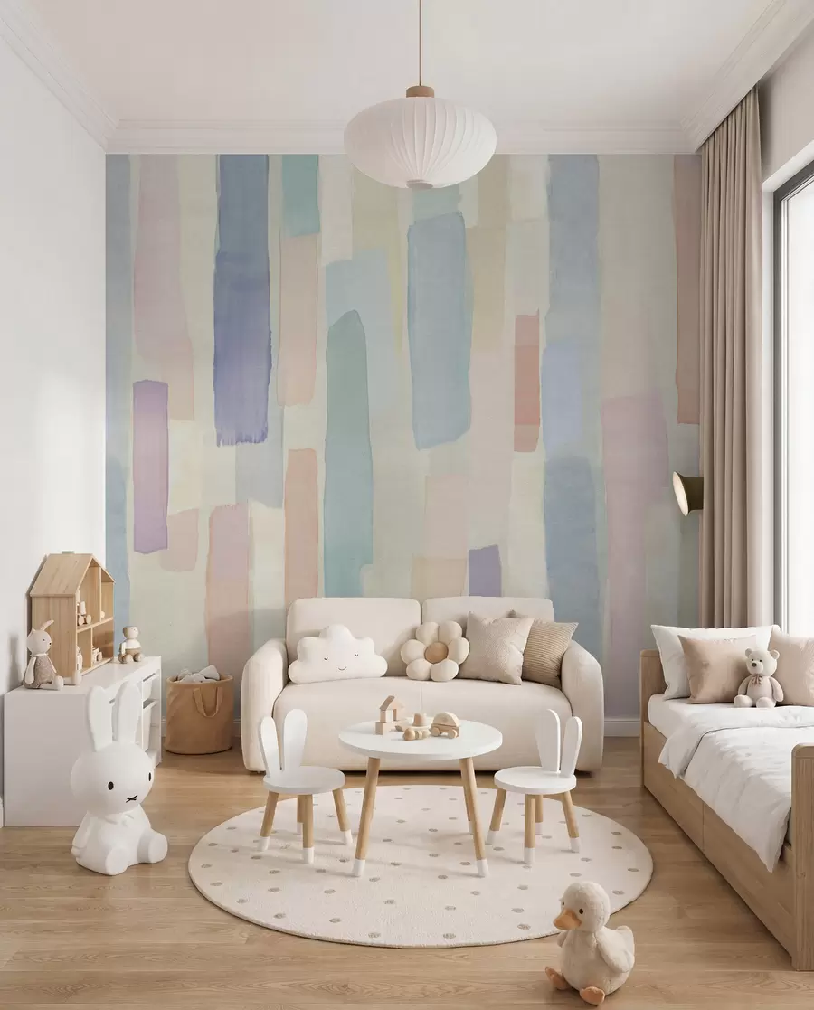 Fototapeedid Pastelsed pintslitriibud u97869