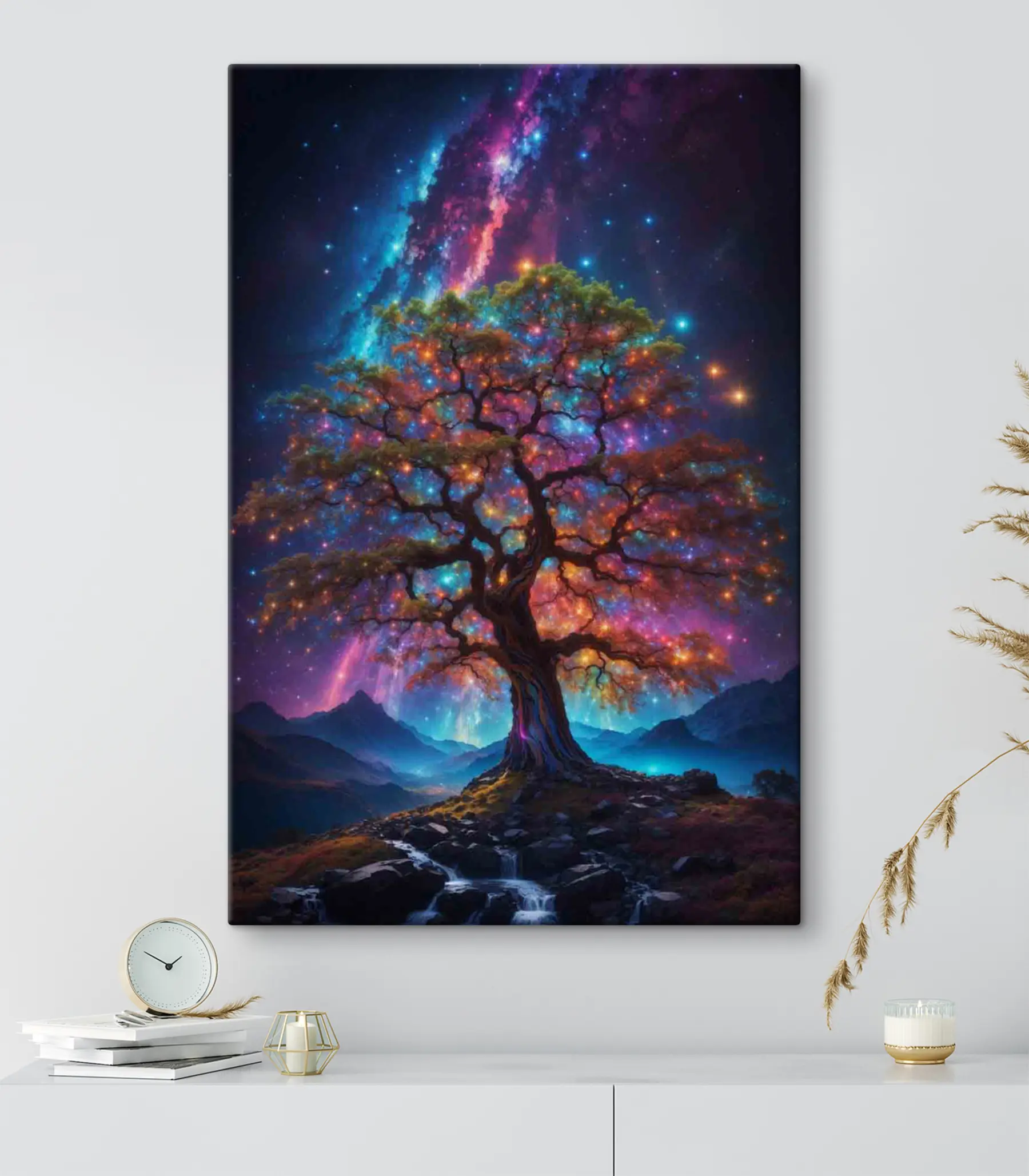 Pilt Puu tähistaeva taustal s36059