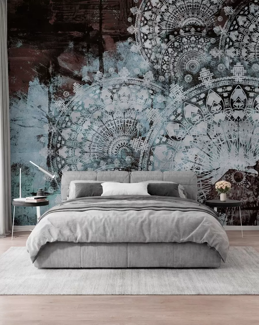 Fototapeedid Vintage mandala sinistes värvides u93958v1