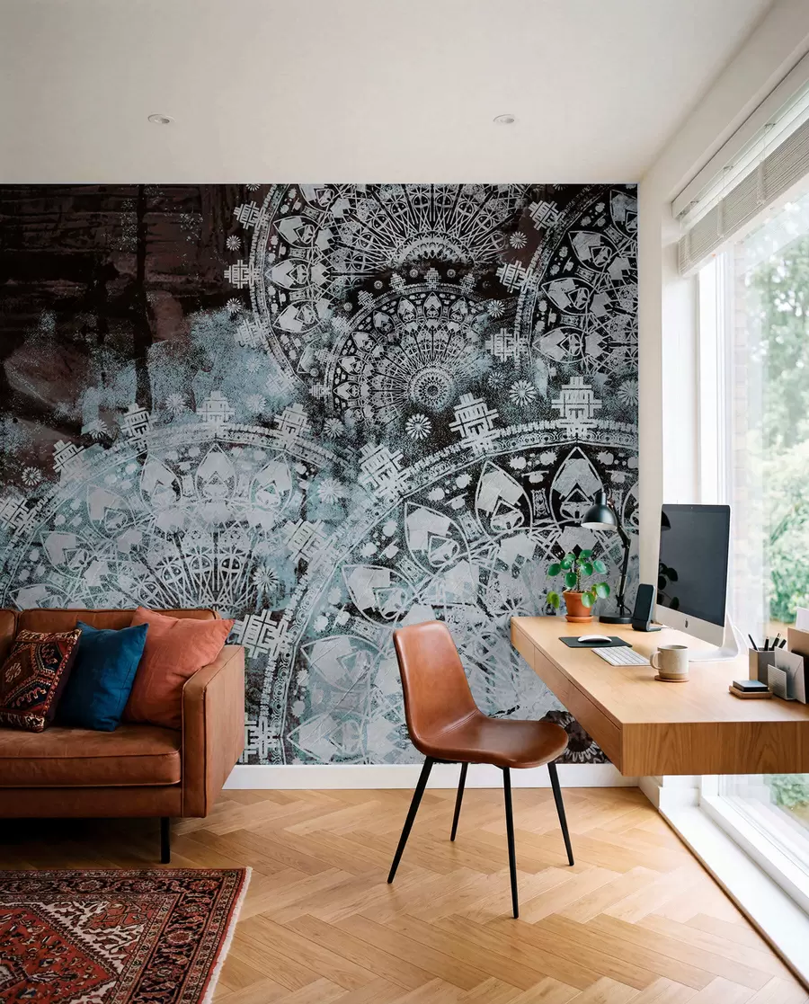 Fototapeedid Vintage mandala sinistes värvides u93958v1