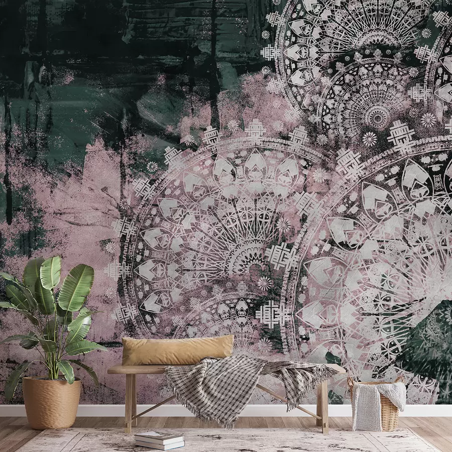 Fototapeedid Vintage mandala roosa värvi u93958v2