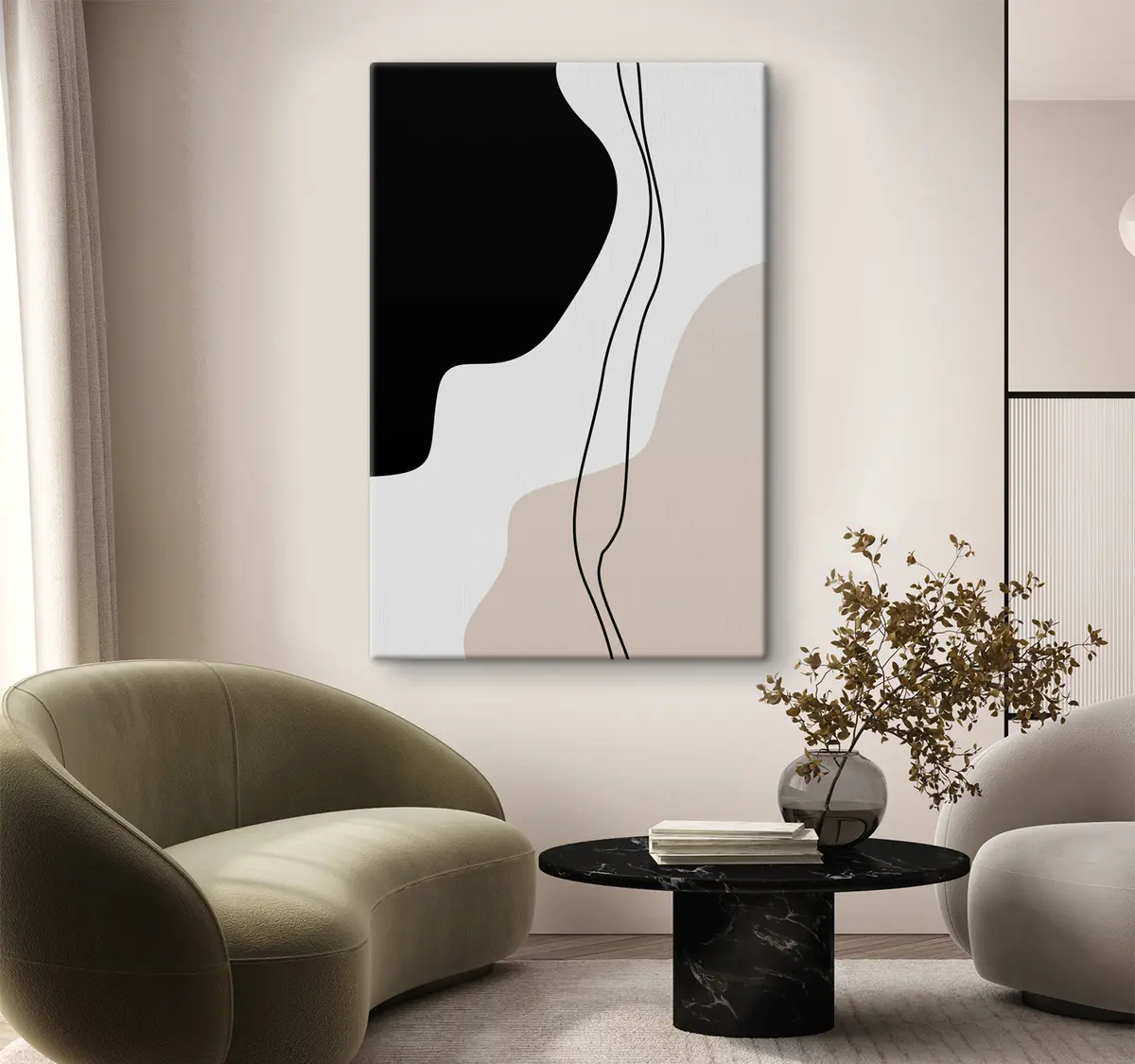 Pilt Abstraktsed kujundid ja jooned s36156