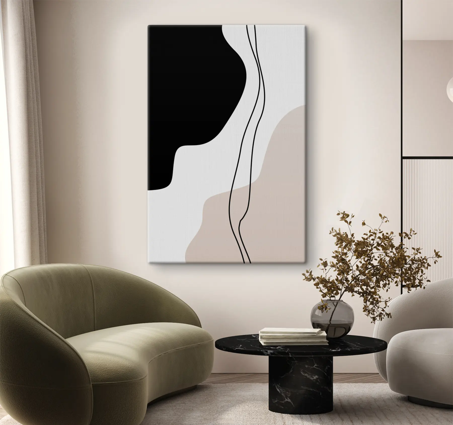 Pilt Abstraktsed kujundid ja jooned s36156