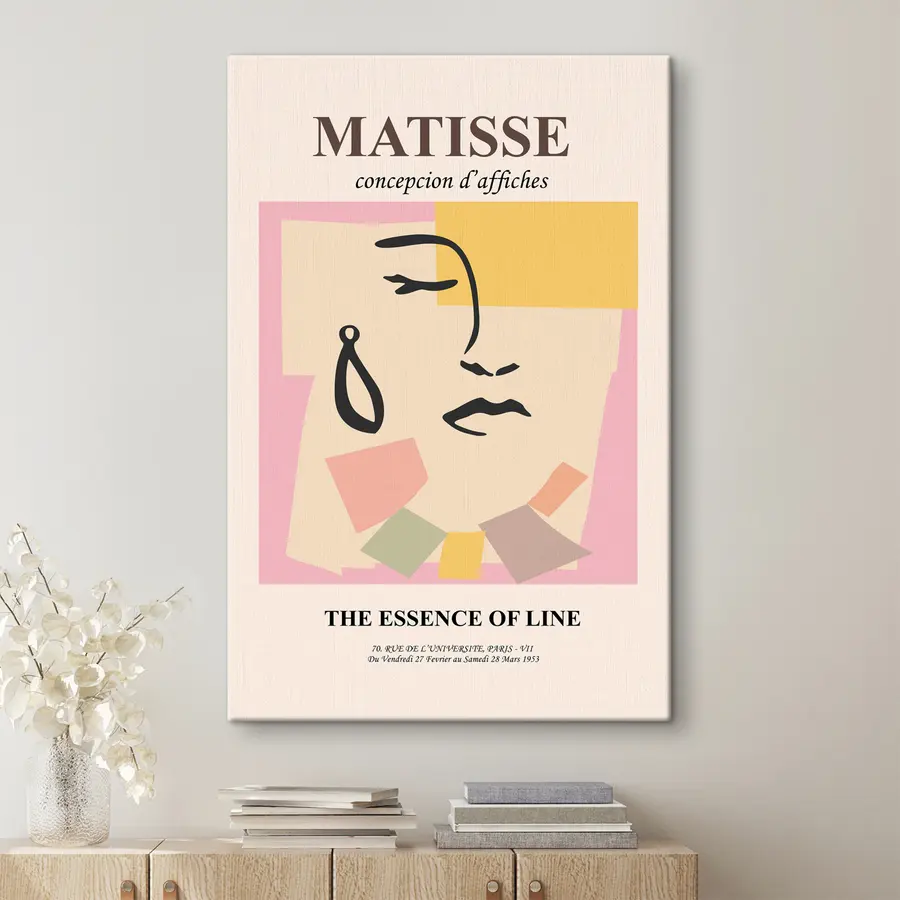 Pilt Minimalistlik pilt Henri Matisse'i stiilis s36306