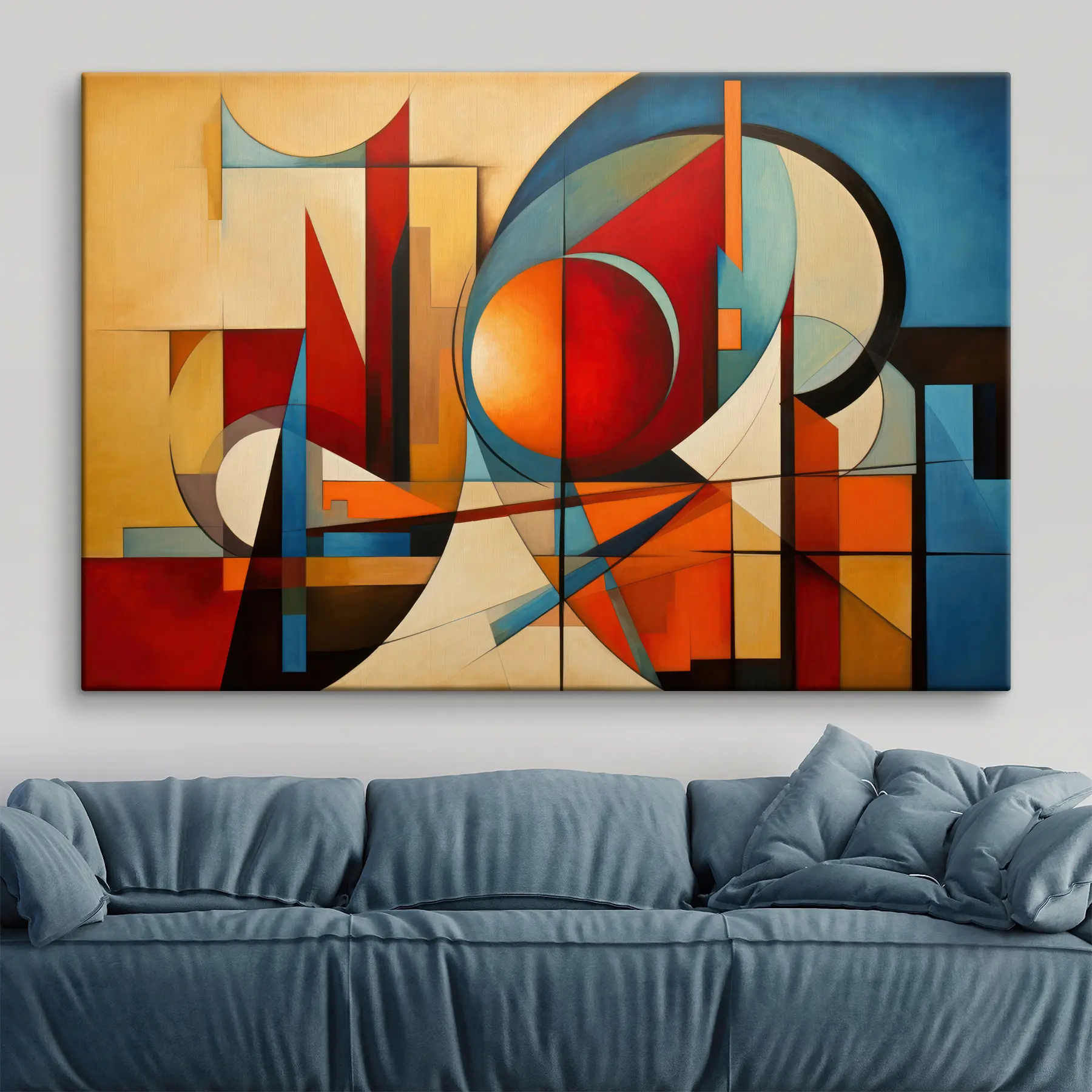 Fototapeedid Abstraktsioon geomeetrilistest kujunditest s36302