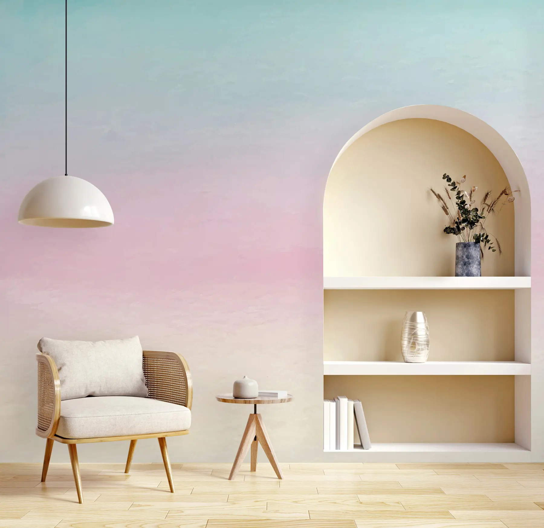 Fototapeedid Ombre roosa ja sinise stiilis u98238
