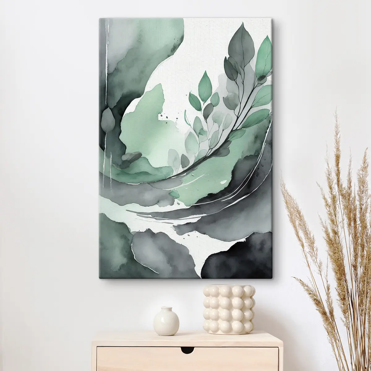 Pilt Rahulikud rohelised toonid voolavas harmoonias s36502