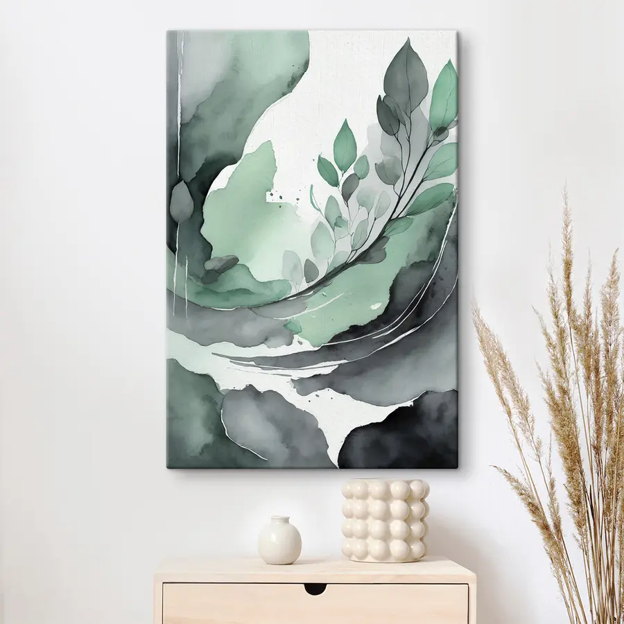 Pilt Rahulikud rohelised toonid voolavas harmoonias s36502