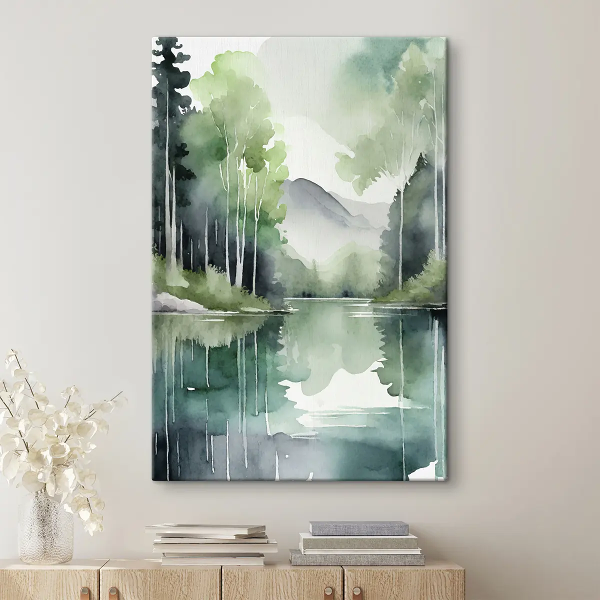 Pilt Rahulikud veed peegeldavad rahulikku loodust s36503