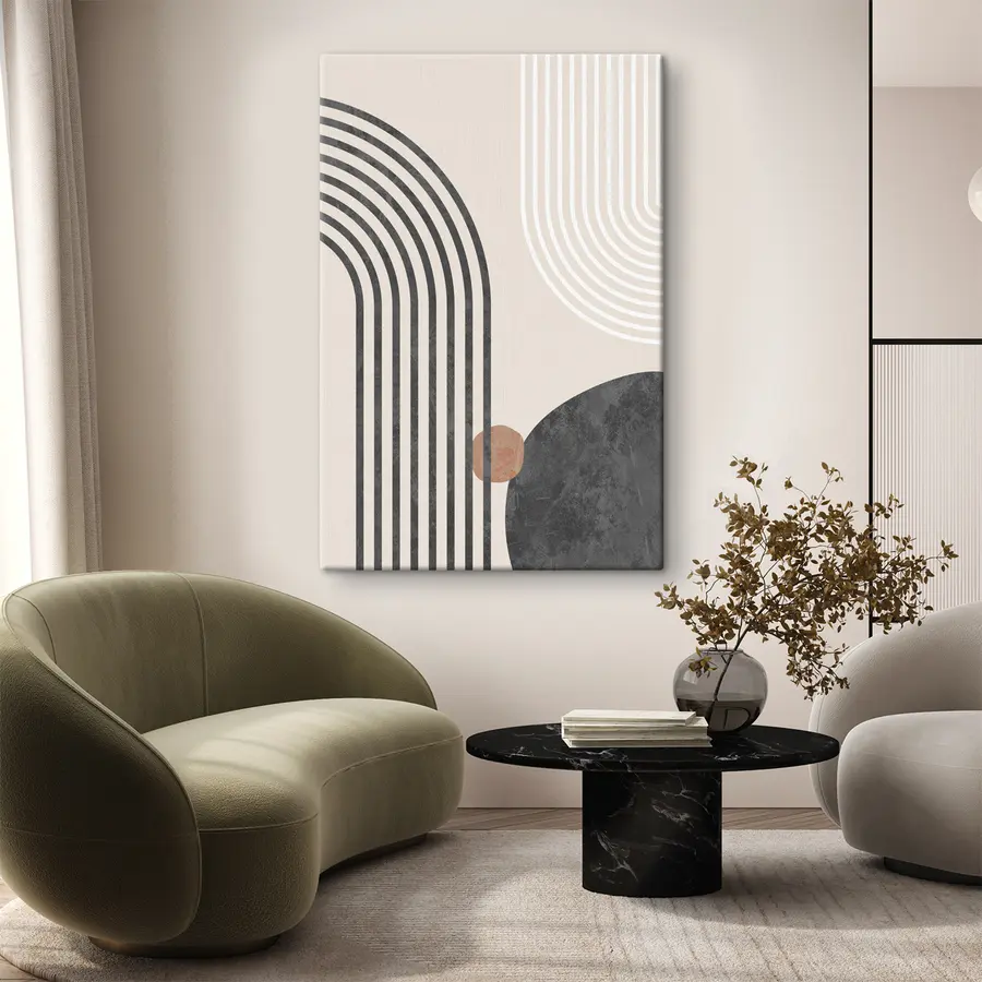 Fototapeedid Abstraktsed kujundid loovad visuaalse harmoonia s36493