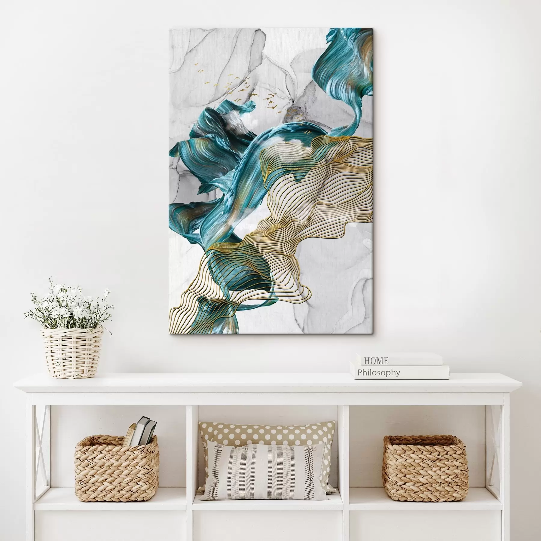 Fototapeedid Kapriissed lained erksates toonides s35797