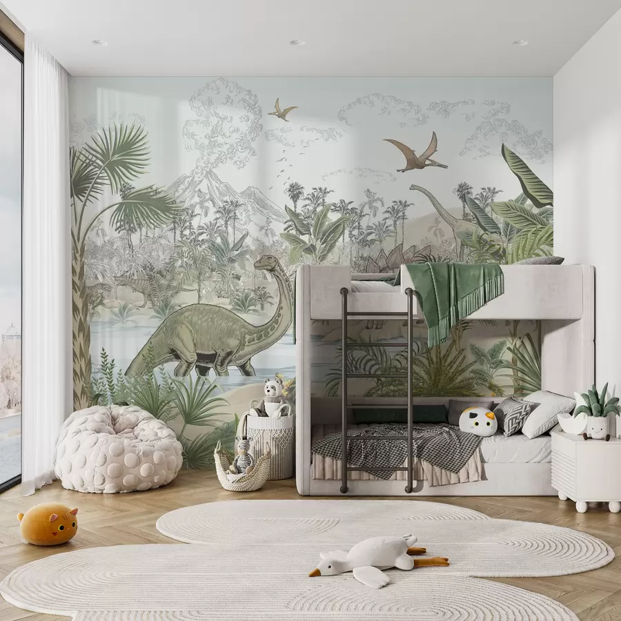 Fototapeedid Dinosaurused vihmametsas u98674